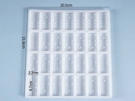 Molde silicona DOMINO